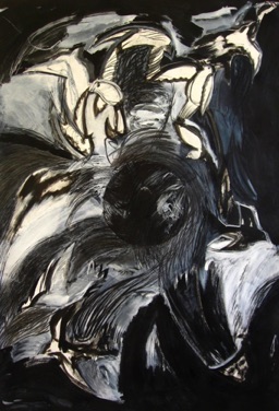 Escape 2
Charcoal, acrylic & ink on paper, 112 x 76cm
Escape 2
Charcoal, acrylic & ink on paper, 112 x 76cm